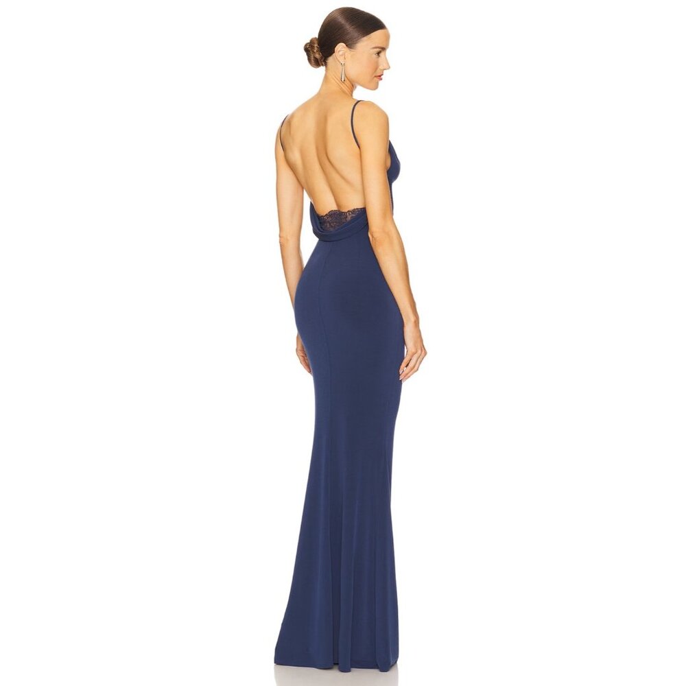 Katie May Surreal Dress in Deep Sea Blue